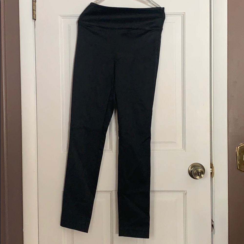 Silk high waisted pants